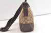 Authentic GUCCI Shoulder Cross Body Bag GG Canvas Leather 114273 Brown 3436K