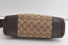 Authentic GUCCI Shoulder Cross Body Bag GG Canvas Leather 114273 Brown 3436K
