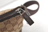 Authentic GUCCI Shoulder Cross Body Bag GG Canvas Leather 114273 Brown 3436K