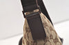 Authentic GUCCI Shoulder Cross Body Bag GG Canvas Leather 114273 Brown 3436K