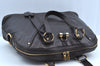 Authentic YVES SAINT LAURENT Muse Tote Hand Bag Leather 153959 Brown 3437H