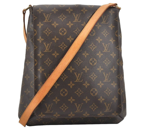 Authentic Louis Vuitton Monogram Musette Shoulder Cross Body Bag M51256 LV 3437J