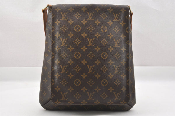 Authentic Louis Vuitton Monogram Musette Shoulder Cross Body Bag M51256 LV 3437J