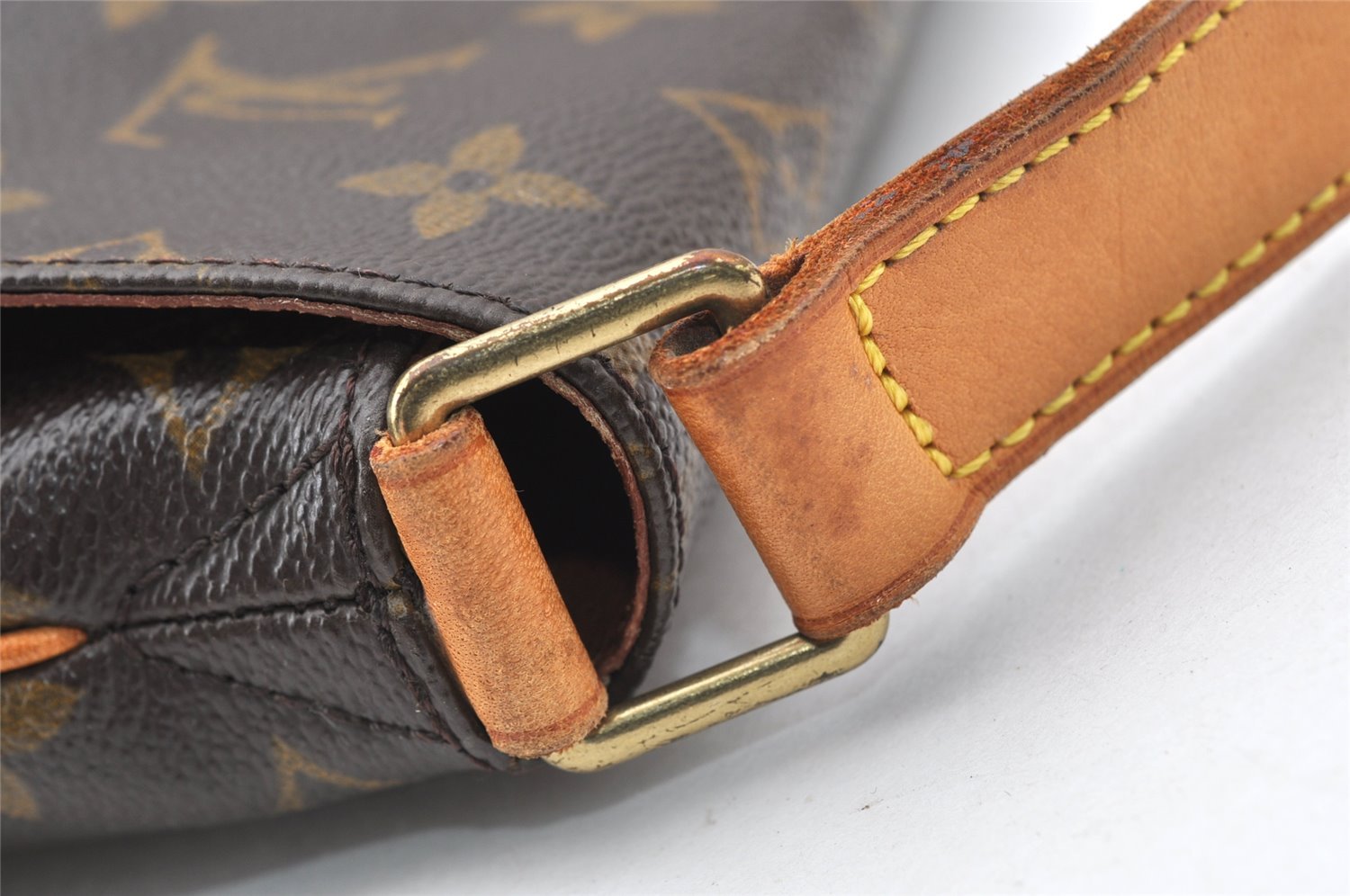 Authentic Louis Vuitton Monogram Musette Shoulder Cross Body Bag M51256 LV 3437J