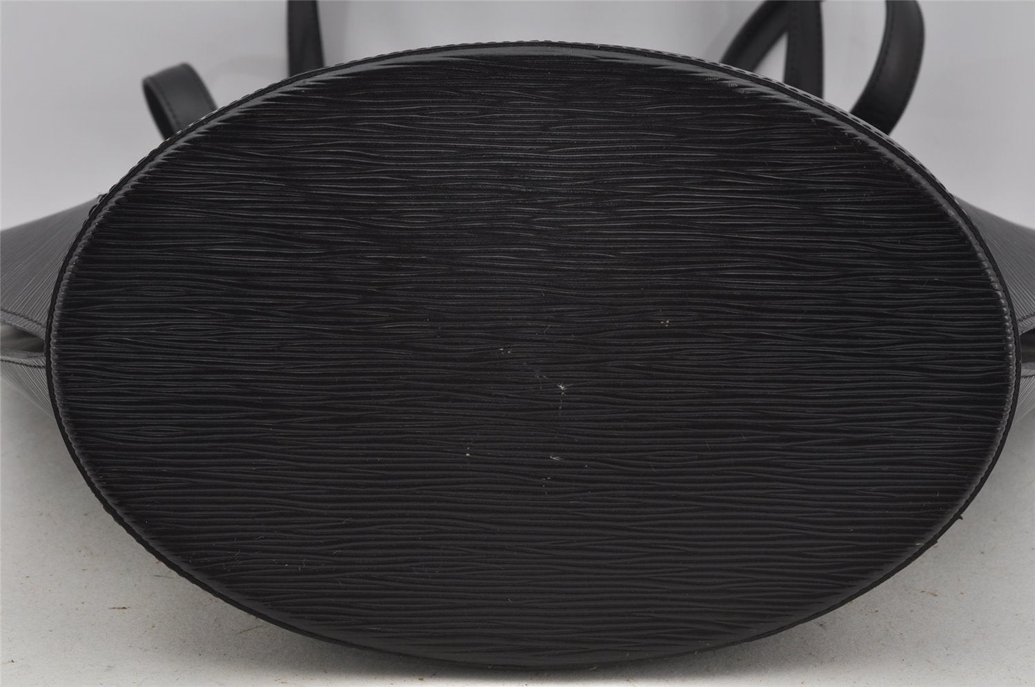 Auth Louis Vuitton Epi Saint Jacques Shopping Shoulder Bag Black M52262 LV 3438J