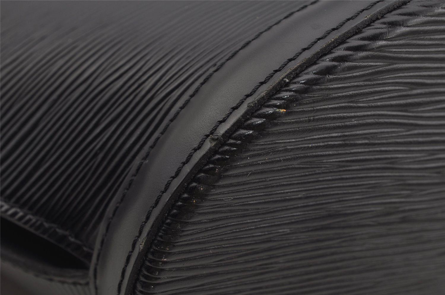 Auth Louis Vuitton Epi Saint Jacques Shopping Shoulder Bag Black M52262 LV 3438J