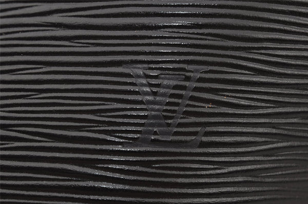 Auth Louis Vuitton Epi Saint Jacques Shopping Shoulder Bag Black M52262 LV 3438J