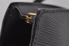 Auth Louis Vuitton Epi Saint Jacques Shopping Shoulder Bag Black M52262 LV 3438J