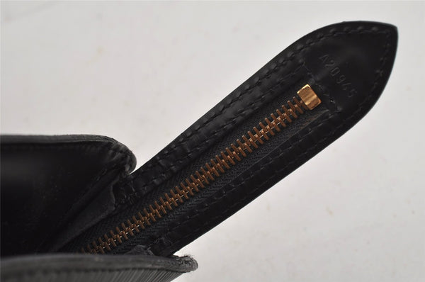 Auth Louis Vuitton Epi Saint Jacques Shopping Shoulder Bag Black M52262 LV 3438J