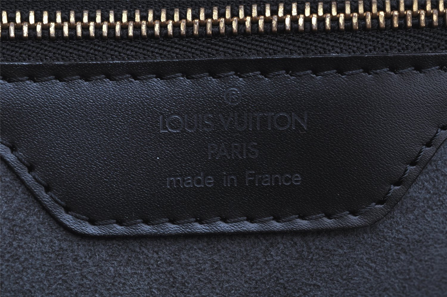 Auth Louis Vuitton Epi Saint Jacques Shopping Shoulder Bag Black M52262 LV 3438J
