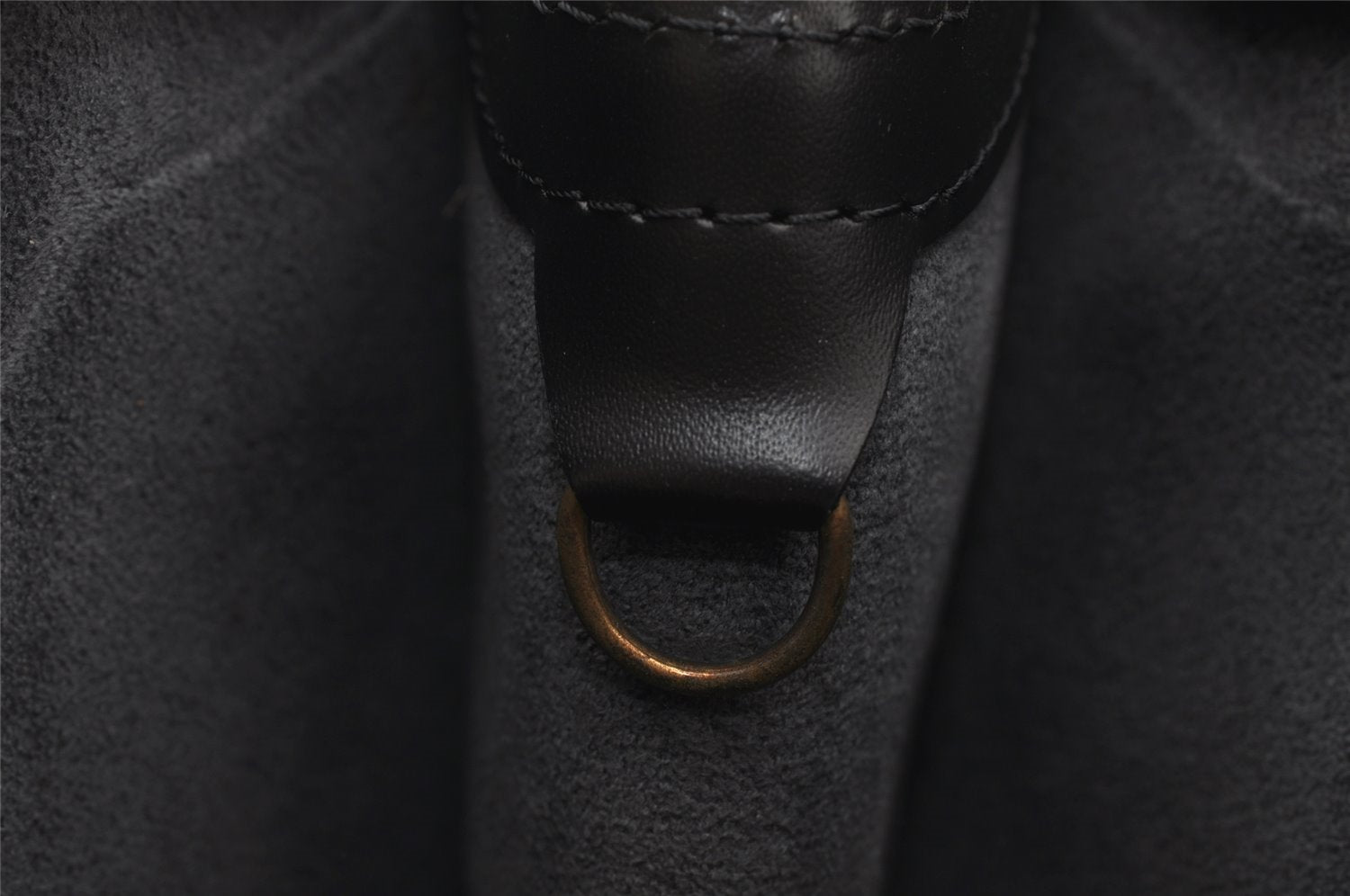 Auth Louis Vuitton Epi Saint Jacques Shopping Shoulder Bag Black M52262 LV 3438J