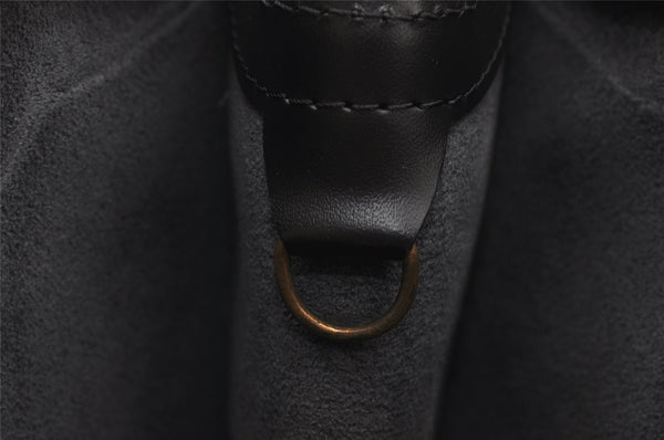 Auth Louis Vuitton Epi Saint Jacques Shopping Shoulder Bag Black M52262 LV 3438J