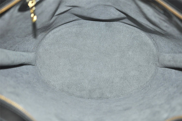 Auth Louis Vuitton Epi Saint Jacques Shopping Shoulder Bag Black M52262 LV 3438J