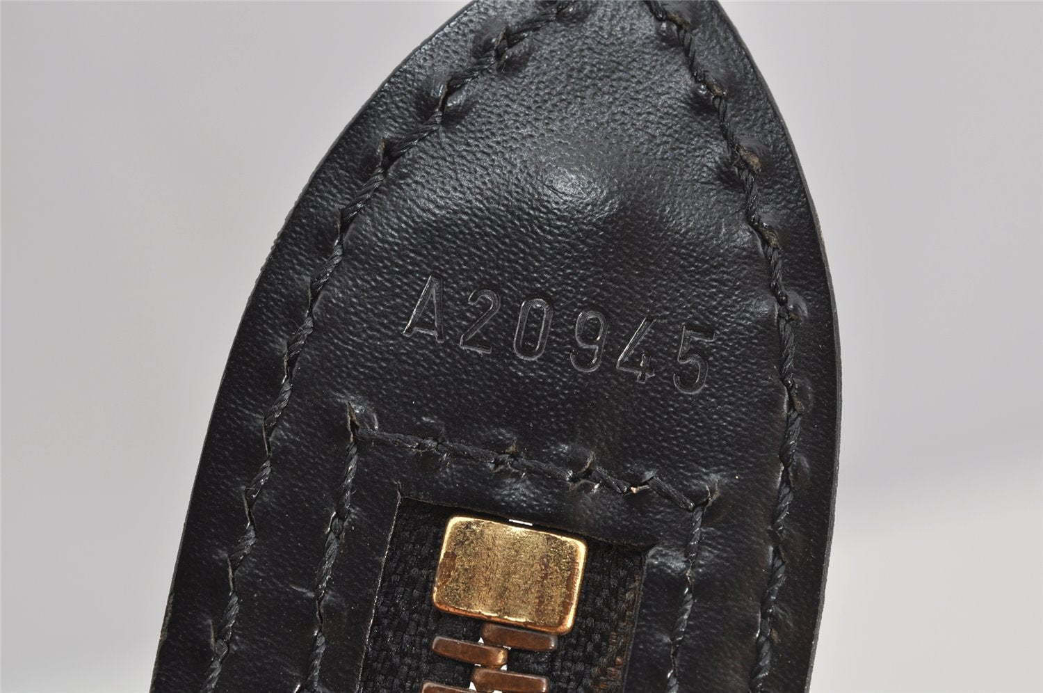 Auth Louis Vuitton Epi Saint Jacques Shopping Shoulder Bag Black M52262 LV 3438J