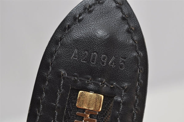 Auth Louis Vuitton Epi Saint Jacques Shopping Shoulder Bag Black M52262 LV 3438J