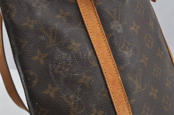 Authentic Louis Vuitton Monogram Bucket GM Shoulder Bag M42236 LV Junk 3439J