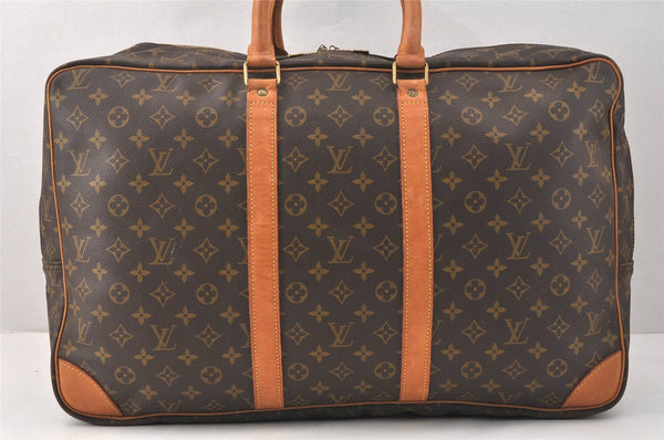 Authentic Louis Vuitton Monogram Sirius 55 Travel Boston Bag 2compartments 3439K