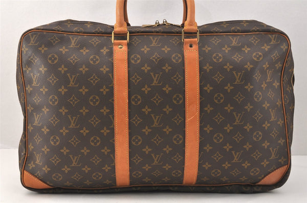 Authentic Louis Vuitton Monogram Sirius 55 Travel Boston Bag 2compartments 3439K