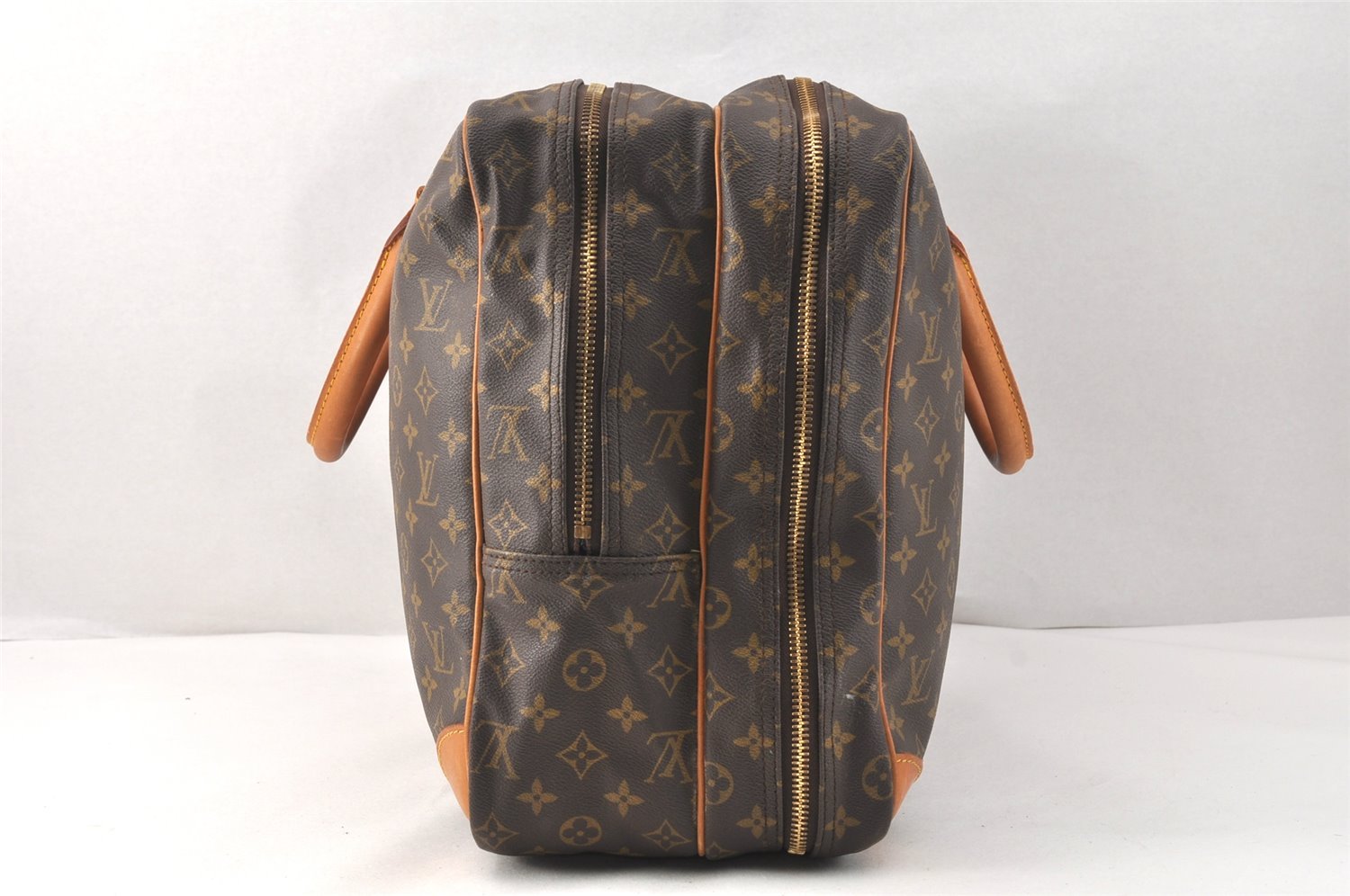 Authentic Louis Vuitton Monogram Sirius 55 Travel Boston Bag 2compartments 3439K