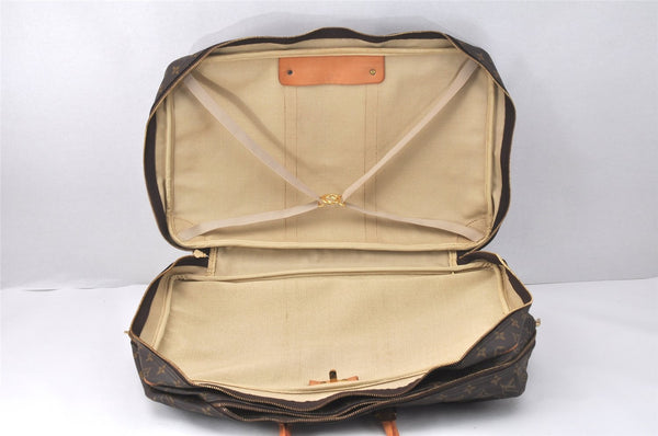 Authentic Louis Vuitton Monogram Sirius 55 Travel Boston Bag 2compartments 3439K