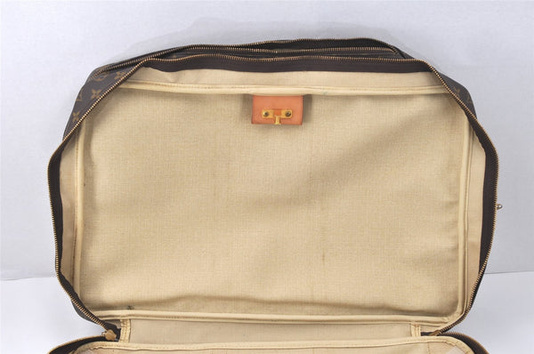 Authentic Louis Vuitton Monogram Sirius 55 Travel Boston Bag 2compartments 3439K