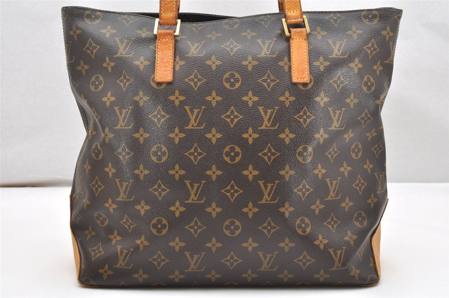Authentic Louis Vuitton Monogram Cabas Mezzo Shoulder Tote Bag M51151 LV 3440K