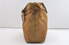 Authentic PRADA Vintage Nylon Tessuto Leather 2Way Shoulder Tote Bag Brown 3441J