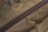 Authentic PRADA Vintage Nylon Tessuto Leather 2Way Shoulder Tote Bag Brown 3441J