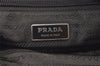 Authentic PRADA Vintage Nylon Tessuto Leather 2Way Shoulder Tote Bag Brown 3441J