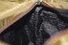 Authentic PRADA Vintage Nylon Tessuto Leather 2Way Shoulder Tote Bag Brown 3441J