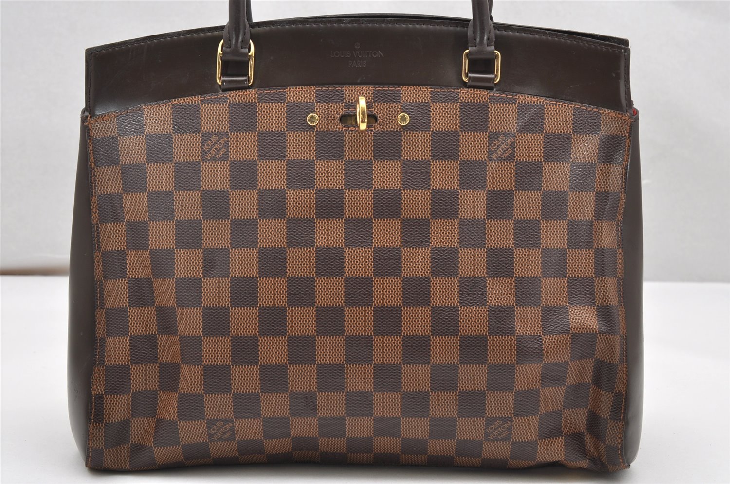 Authentic Louis Vuitton Damier Rivoli MM 2Way Shoulder Hand Bag N41150 LV 3441K