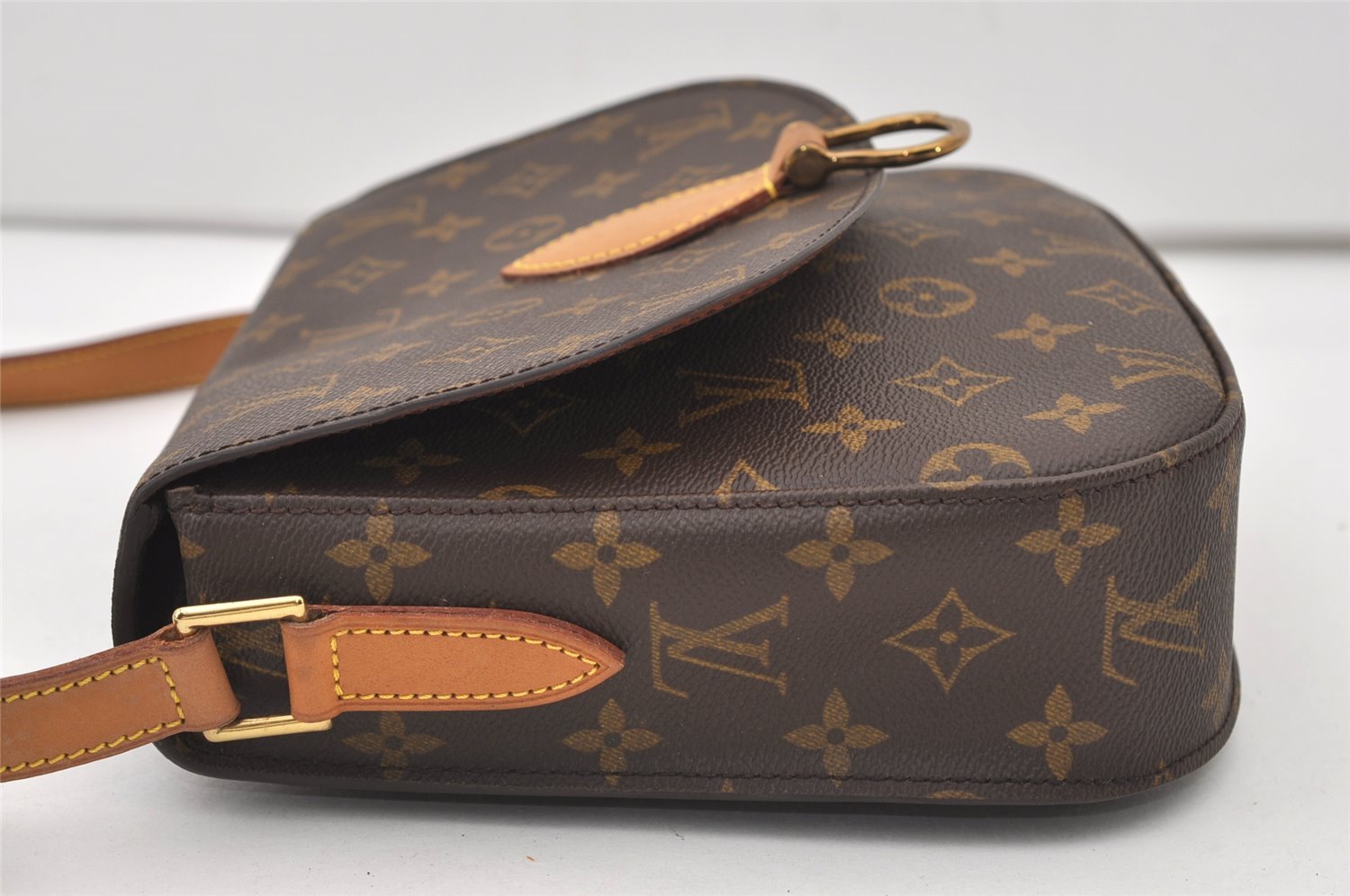 Authentic Louis Vuitton Monogram Saint Cloud GM M51242 Shoulder Cross Bag 3442J