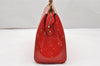 Authentic Louis Vuitton Vernis Brea MM 2Way Shoulder Hand Bag M91798 Red 3442K