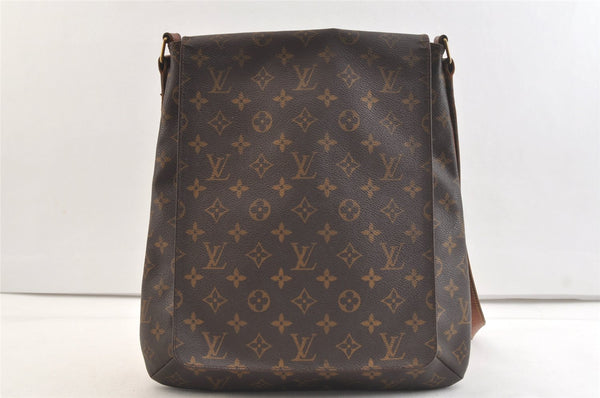 Authentic Louis Vuitton Monogram Musette Shoulder Cross Body Bag M51256 LV 3445K