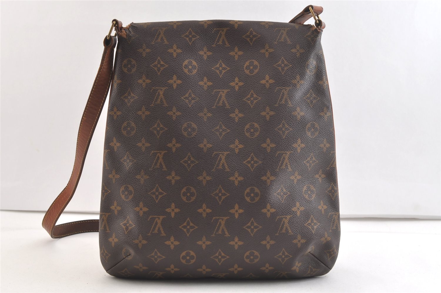 Authentic Louis Vuitton Monogram Musette Shoulder Cross Body Bag M51256 LV 3445K