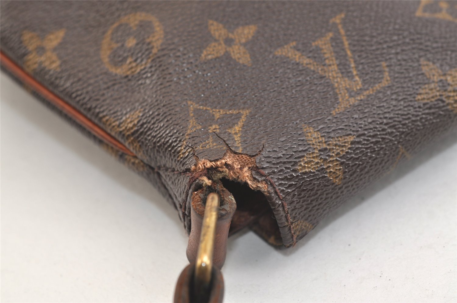Authentic Louis Vuitton Monogram Musette Shoulder Cross Body Bag M51256 LV 3445K