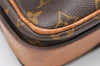 Authentic Louis Vuitton Monogram Cartouchiere MM Shoulder Bag Old Model 3446K