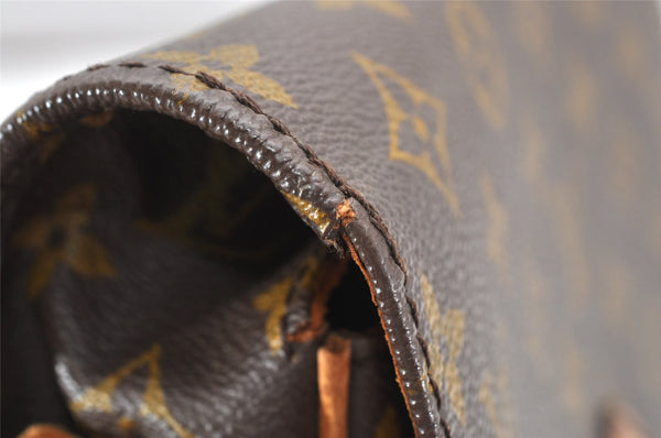 Authentic Louis Vuitton Monogram Cartouchiere MM Shoulder Bag Old Model 3446K