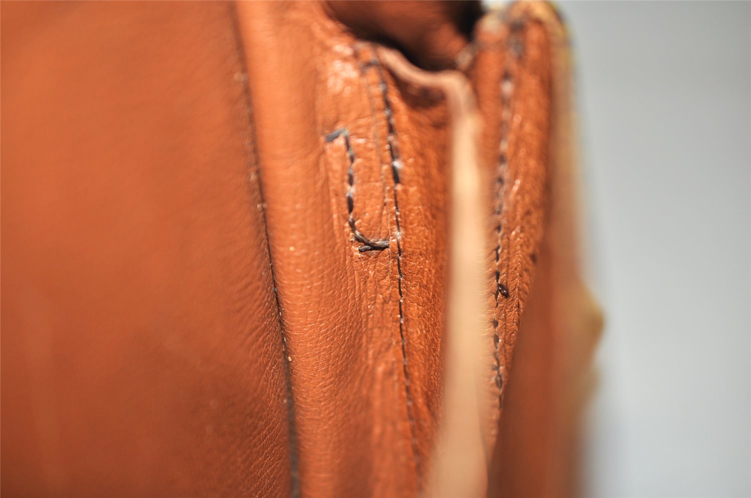 Authentic Louis Vuitton Monogram Cartouchiere MM Shoulder Bag Old Model 3446K