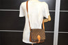 Authentic Louis Vuitton Monogram Cartouchiere MM Shoulder Bag Old Model 3446K