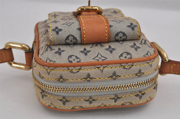 Authentic Louis Vuitton Monogram Mini Juliet PM Shoulder Bag M92005 Blue 3447J