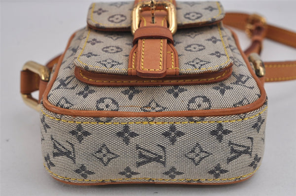 Authentic Louis Vuitton Monogram Mini Juliet PM Shoulder Bag M92005 Blue 3447J
