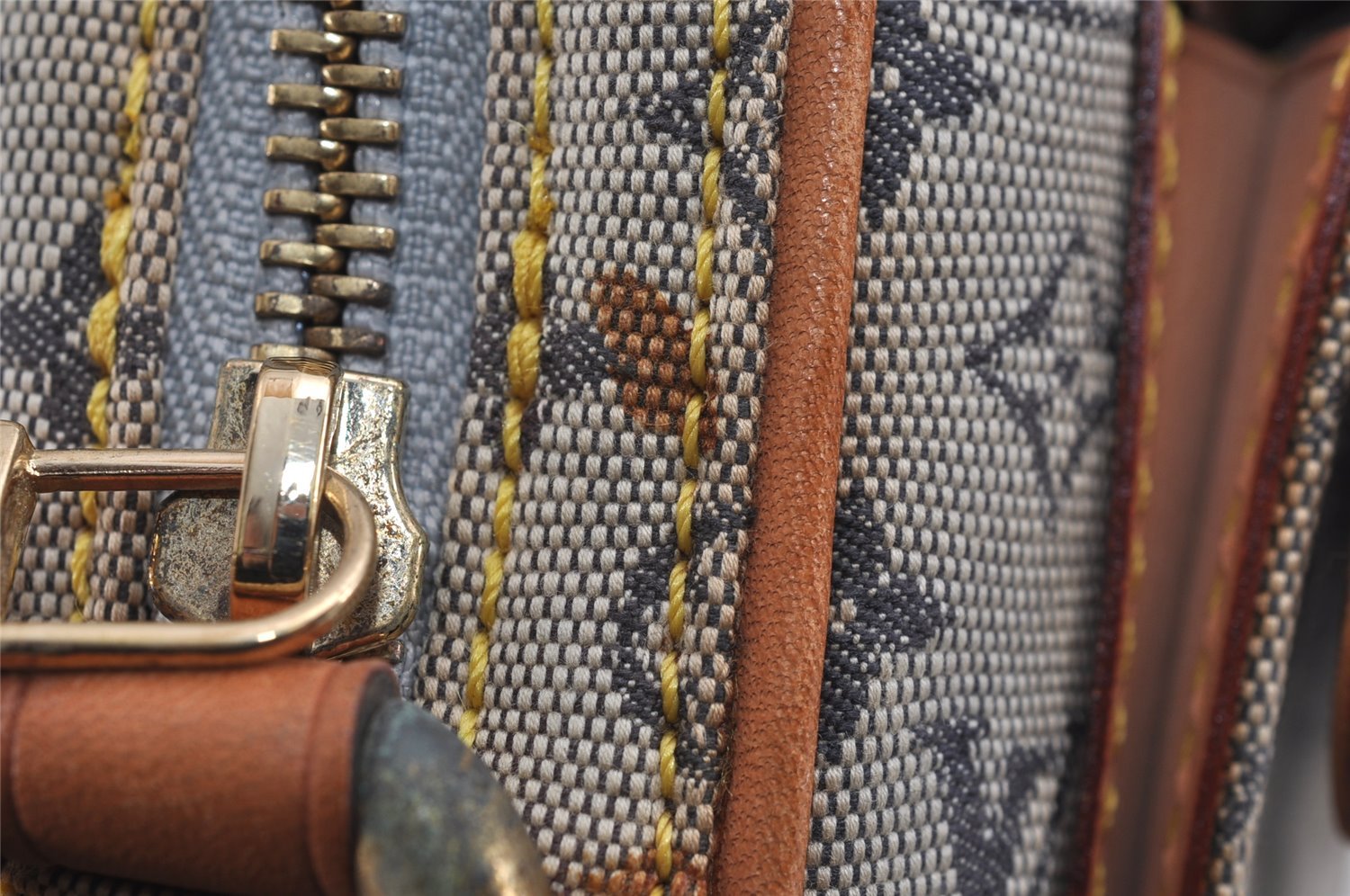 Authentic Louis Vuitton Monogram Mini Juliet PM Shoulder Bag M92005 Blue 3447J