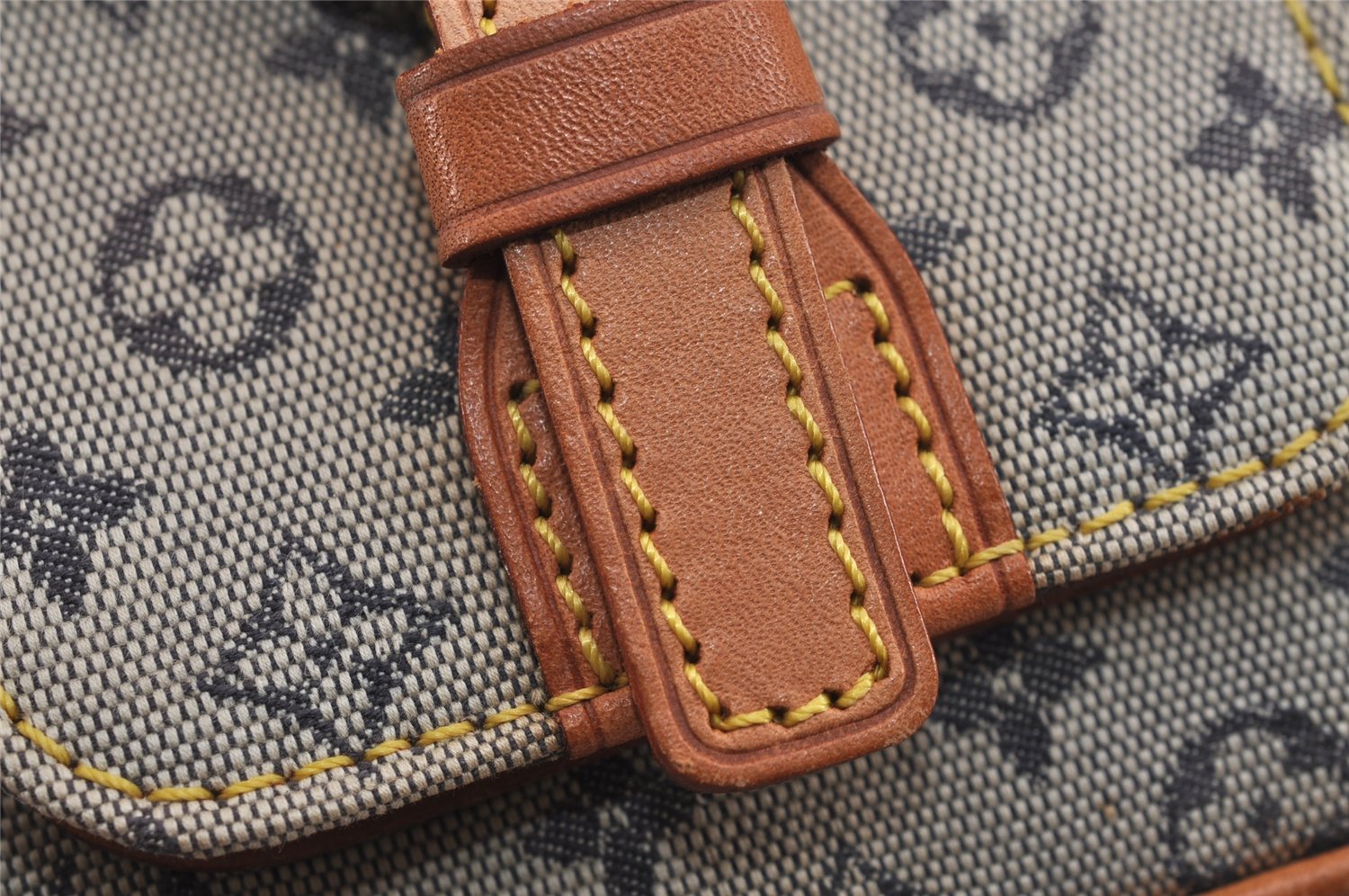 Authentic Louis Vuitton Monogram Mini Juliet PM Shoulder Bag M92005 Blue 3447J