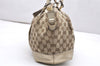 Authentic GUCCI Sukey 2Way Tote Bag GG Canvas Leather 247902 Brown 3447K