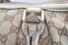 Authentic GUCCI Sukey 2Way Tote Bag GG Canvas Leather 247902 Brown 3447K