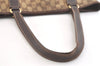 Authentic GUCCI Charmy Shoulder Tote Bag GG Canvas Leather 153009 Brown 3448K