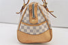 Authentic Louis Vuitton Damier Azur Berkeley Hand Boston Bag N52001 LV 3449J