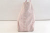 Authentic CHANEL New Travel Line Shoulder Tote Bag Nylon Leather Pink 3449K