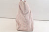 Authentic CHANEL New Travel Line Shoulder Tote Bag Nylon Leather Pink 3449K